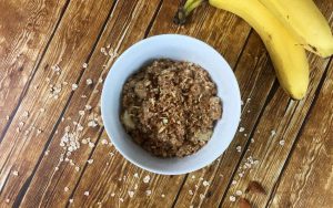 Bananen Dinkel Porridge