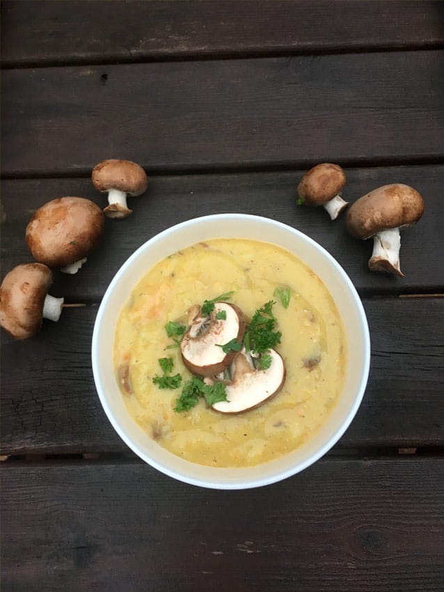 Rezept: Kartoffel-Pilz-Suppe - Jetzt nachkochen und genießen!