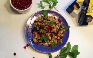Lauwarmer Kichererbsen-Salat