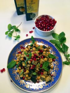 Lauwarmer Kichererbsen-Salat