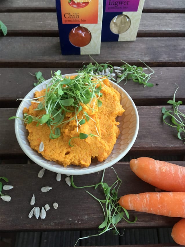 Rezept: Ayurveda Karotten Dip - Jetzt nachkochen und genießen!