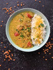 Veganes Linsen-Dhal