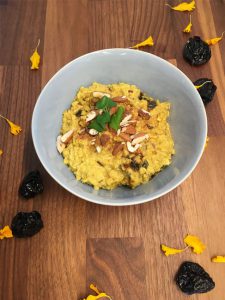 Goldene Milch Porridge (vegan)