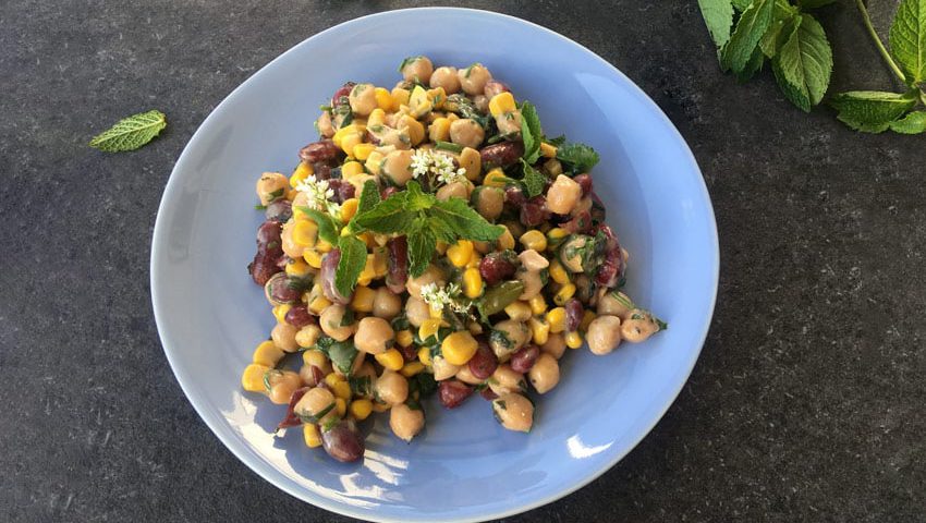 Hülsenfrüchte Salat (vegan)