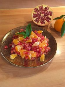 Ayurvedischer Granatapfel Salat