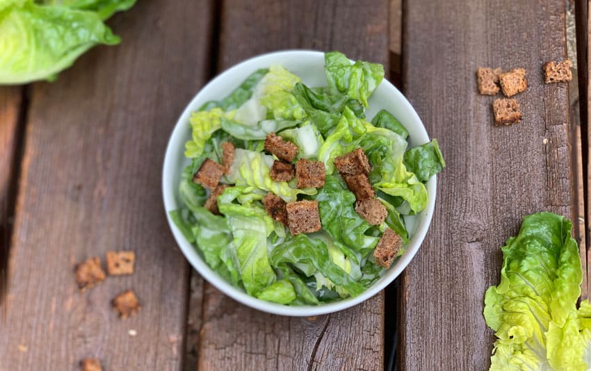 Sattvischer Caesar Salad