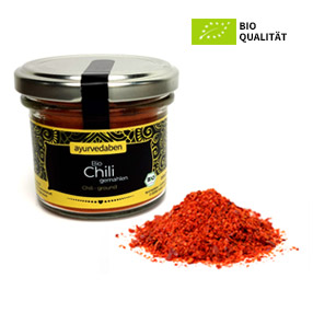 Chili gemahlen bio 45g von ayurvedaben