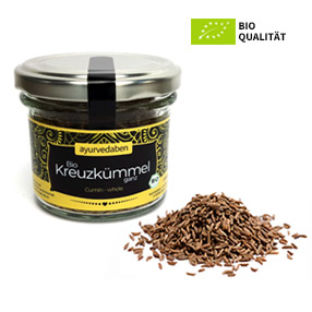 Kreuzkümmelsamen ganz bio 40g von ayurvedaben